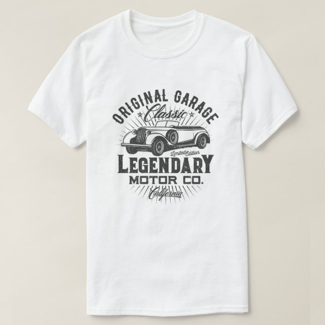 Original Garage Legendary Motor.Co. T Shirt (Design framsida)