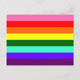 Original Gay pride Flagga Vykort