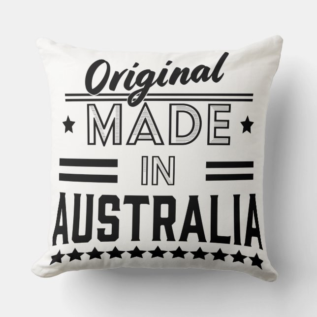 Original gjord i Australien Kudde (Framsida)
