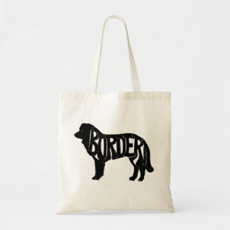 Original- gränsCollie Tote~Silhouette Tygkasse