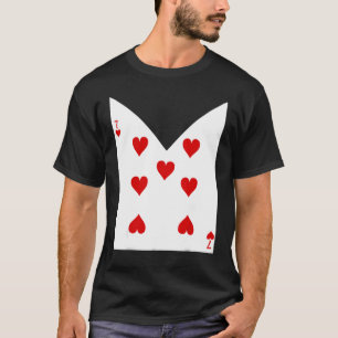 Original Halloween spelkort kostym Alice i W T Shirt