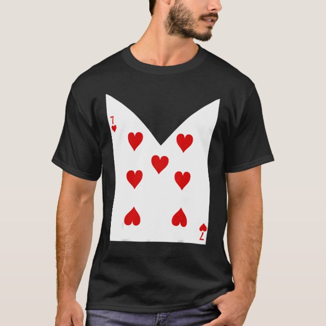 Original Halloween spelkort kostym Alice i W T Shirt (Framsida)