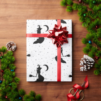 Original Halloween Witch Pattern Presentpapper