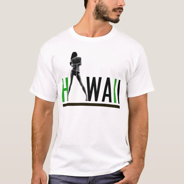 Original- Hawaii utslagsplats Tee (Framsida)