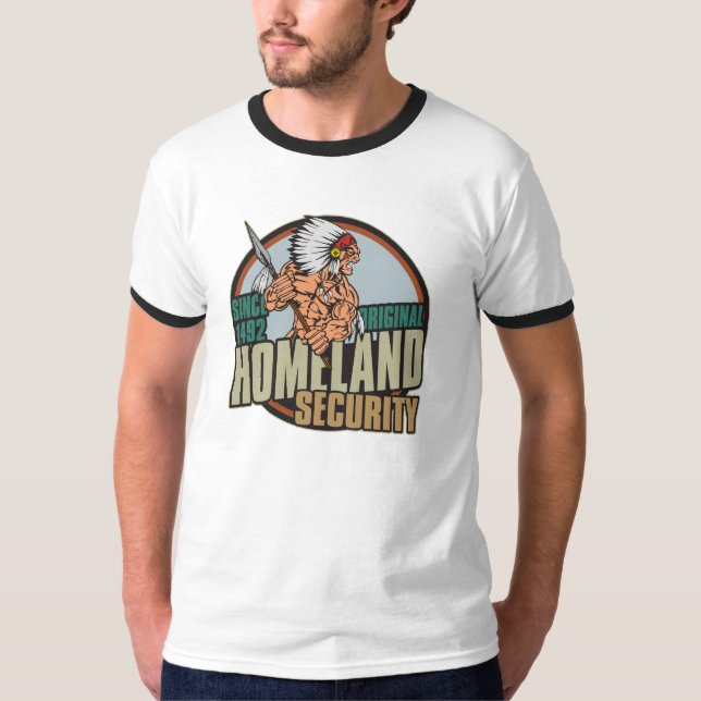 Original- hemlandsäkerhet t-shirt (Framsida)