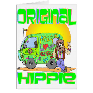 Original Hippie Hälsningskort