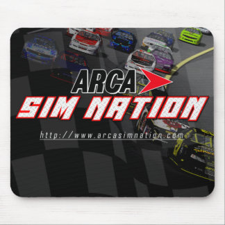 Original- horisontalmousepad för ArcaSim nation Musmatta