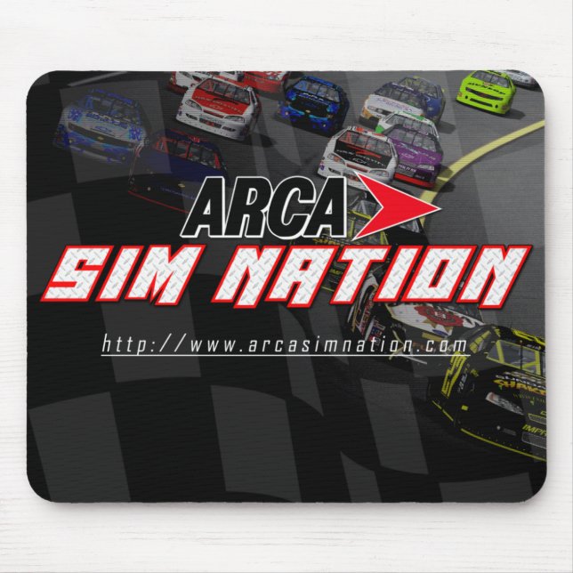 Original- horisontalmousepad för ArcaSim nation Musmatta (Framsidan)