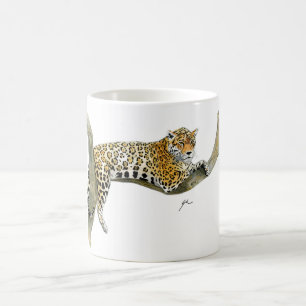 Original- jaguarkonst kaffemugg