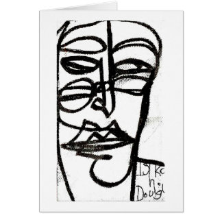 Original- konst av Ishkoten Dougi Hälsningskort
