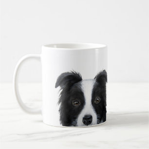 Original- konst för gränscollies vid miart kaffemugg