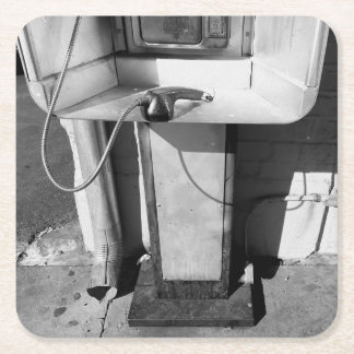 Original- konst: "försummelse vid standard ", underlägg papper kvadrat