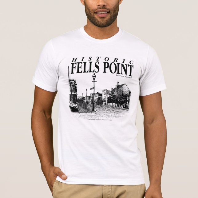 Original- konst som visar "historiska t shirt (Framsida)