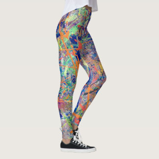 Original- konstshows underbara under svart lite leggings