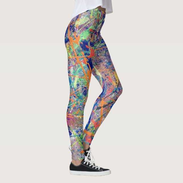 Original- konstshows underbara under svart lite leggings (Höger)