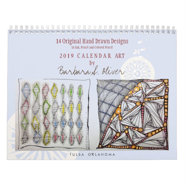 Original- konstväggkalender kalender (Omslag)