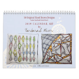 Original- konstväggkalender kalender