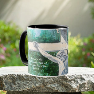 Original konstverk Jul- Jesaja 9:6 Mugg