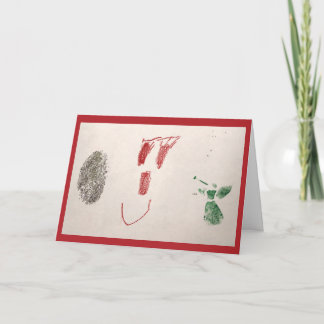 Original- konstverk vid CCA lurar - julhelg 2011 Helgkort