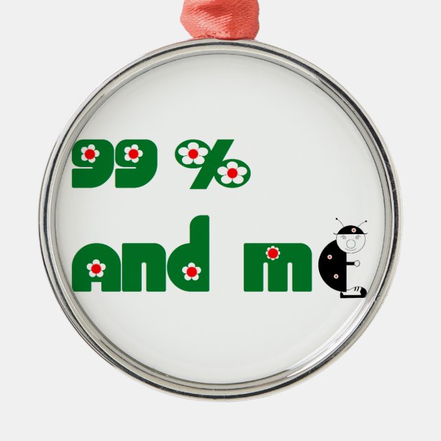 original ladybird julgransprydnad metall (Framsidan)