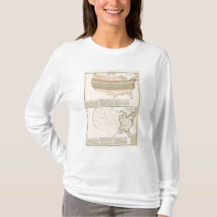 Original- lån av 1776 avgjorda område t shirt