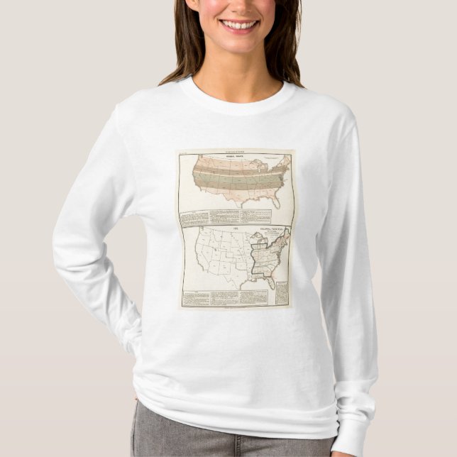 Original- lån av 1776 avgjorda område t shirt (Framsida)