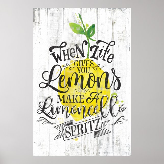 ORIGINAL Limoncello Poster (Framsidan)