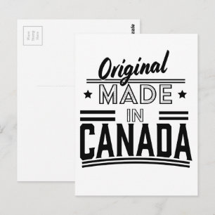 Original logotyp tillverkad i Kanada Vykort