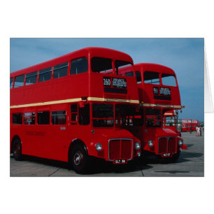 Original London ""Routemaster"" buss från 1954 Hälsningskort