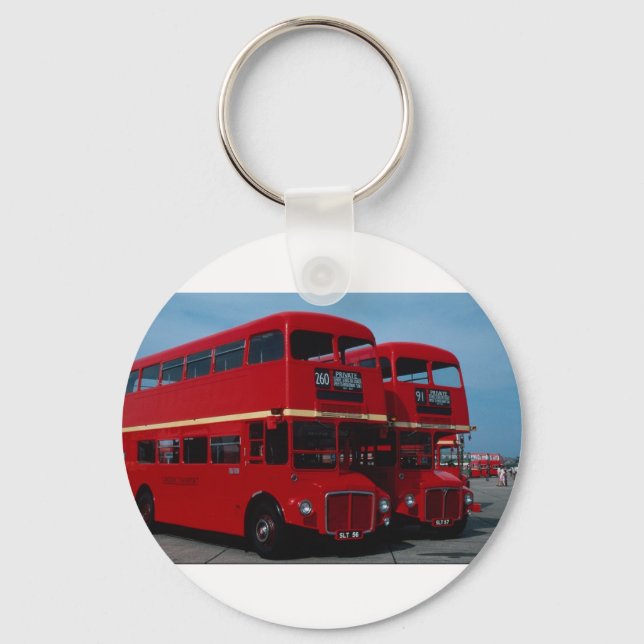Original London ""Routemaster"" buss från 1954 Nyckelring (Framsida)