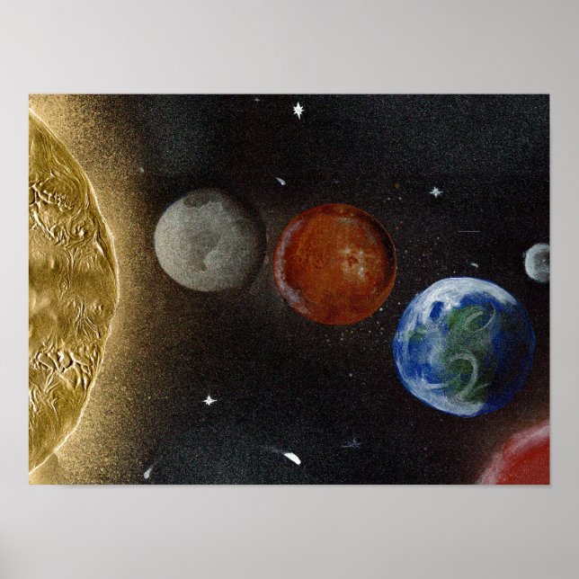 Original Lone Martian Bok Prints av Brittany A.D. Poster (Framsidan)