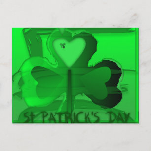 Original Lycklig St Patrick Vågrät vykort