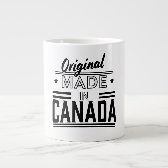 Original Made in Canada-logotyp Jumbo Mugg (Framsidan)