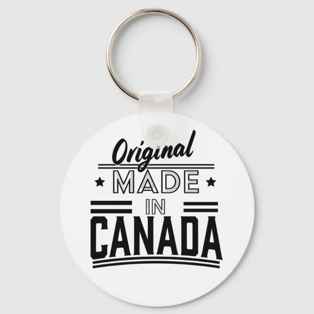 Original Made in Canada-logotyp Nyckelring (Framsida)