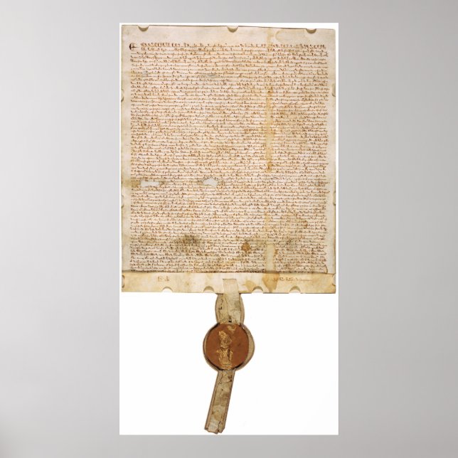 ORIGINAL Magna Carta 1297, version Poster (Framsidan)
