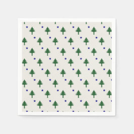 Original Maine Flagga Napkins Pappersservett