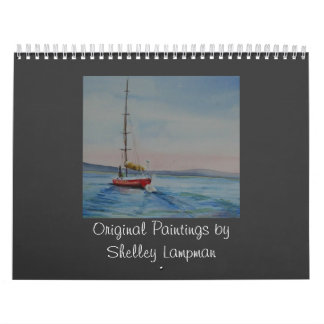 Original- målningar av Shelley Lampman Kalender
