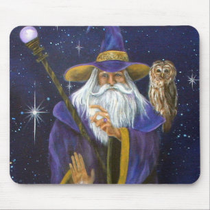 Original- målningmousepad för trollkarl musmatta