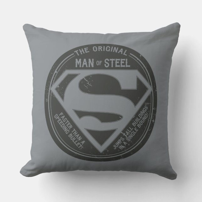 Original Man of Steel Kudde (Framsida)