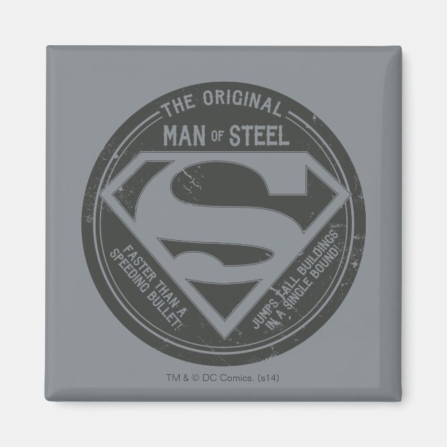 Original Man of Steel Magnet (Framsidan)