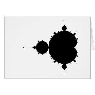 Original Mandelbrot Set 01 - Fractal Card Hälsningskort
