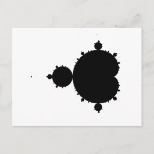 Original Mandelbrot Set 01 - Fractal Postcard Vykort