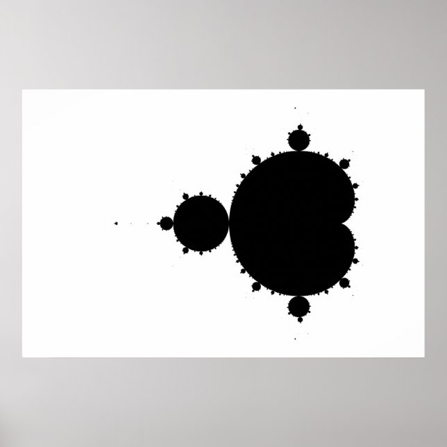 Original Mandelbrot Set 01 - Fractal Poster (Framsidan)