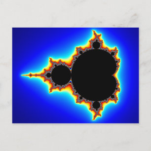 Original Mandelbrot Set 03 - Fractal Postcard Vykort
