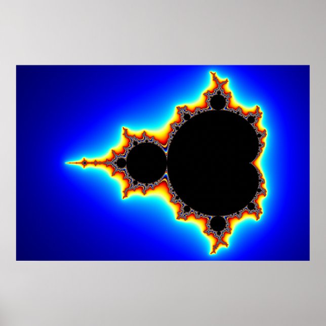 Original Mandelbrot Set 03 - Fractal Poster (Framsidan)