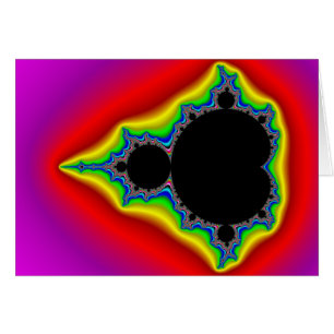 Original Mandelbrot Set 04 - Fractal Card Hälsningskort