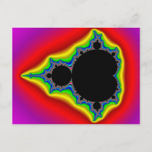 Original Mandelbrot Set 04 - Fractal Postcard Vykort