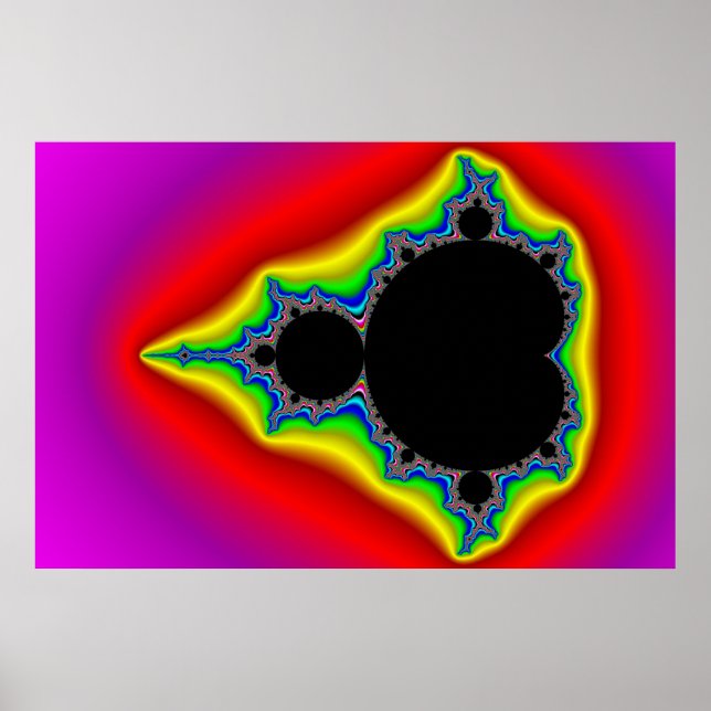 Original Mandelbrot Set 04 - Fractal Poster (Framsidan)