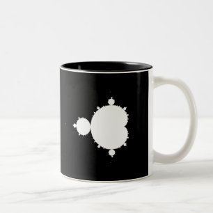 Original- Mandelbrot uppsättning 02 - Fractalmugg Två-Tonad Mugg