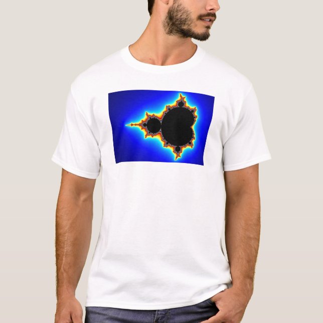 Original- Mandelbrot uppsättning 03 - Fractal Tee Shirt (Framsida)